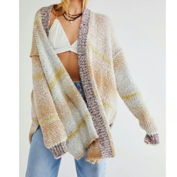 Free People Daydreamer Boho Medium Cardigan Sweater - Picture 1 of 7